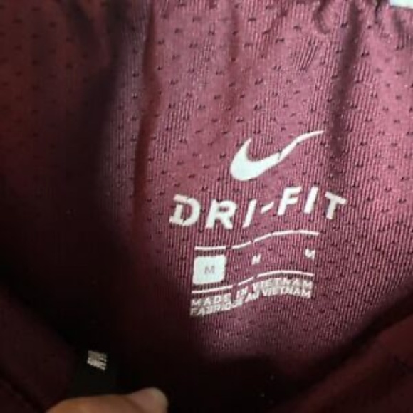 Nike Running Dri Fit Soulcycle Athletic Shorts Men’s Skull In Red Marron M - Picture 5 of 7